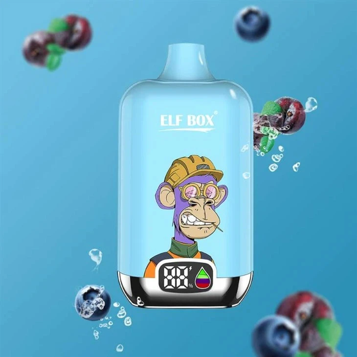 Blueberry Sour Raspberry ELF BOX Digital 12000