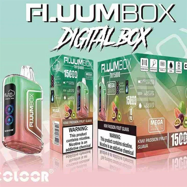 FLUUM BOX DIGITAL BOX 15000 Puffs Vape