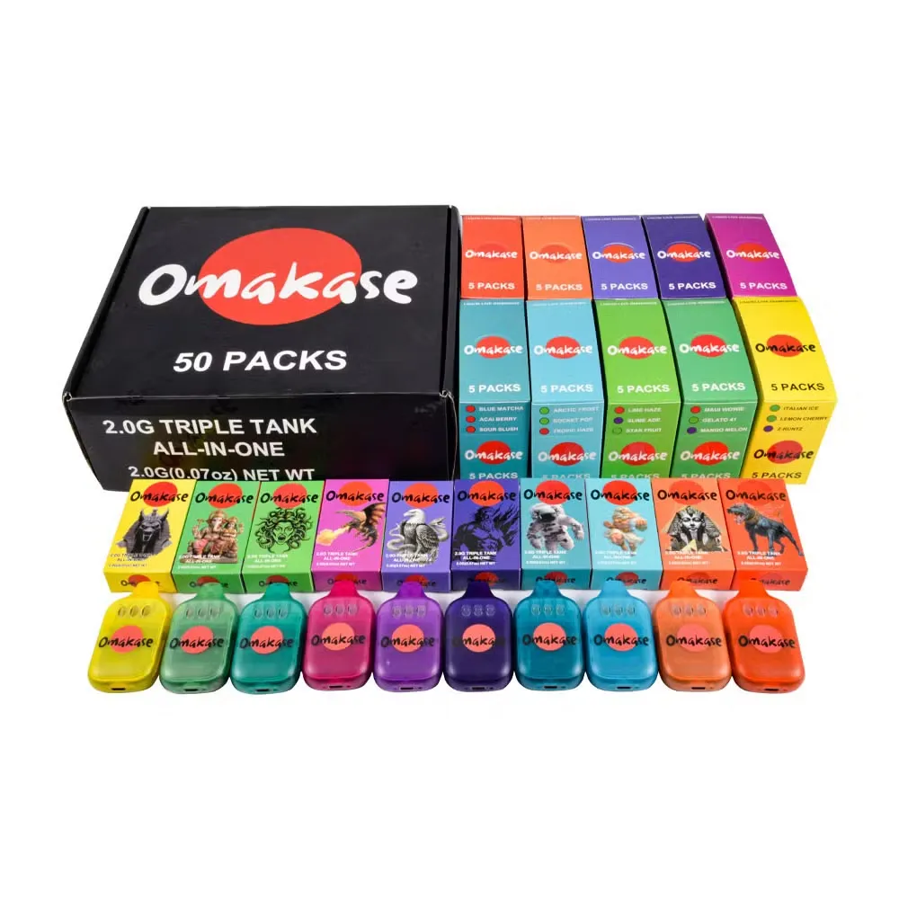 Goliți Omakase 2g cu ecran de unică folosință Vape Pen