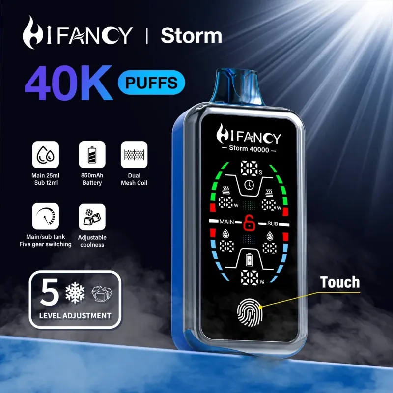 Hifancy 40000 Puffs 40k Storm Vape de unică folosință