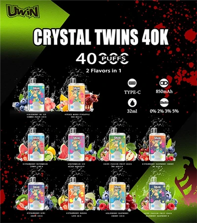 Uwin Twins Crystal 40000 Puffs vape de unică folosință